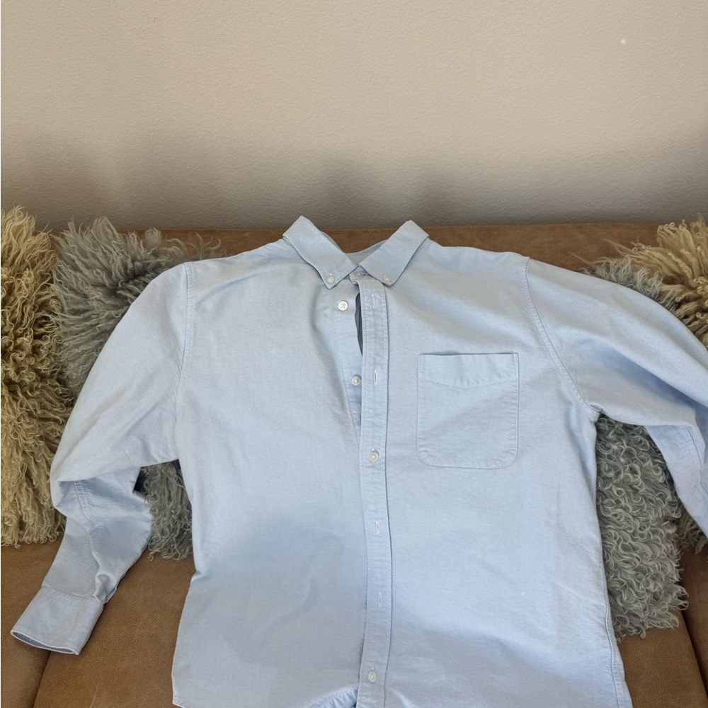 Everlane Men's Sky Blue Casual Button Down Shirt